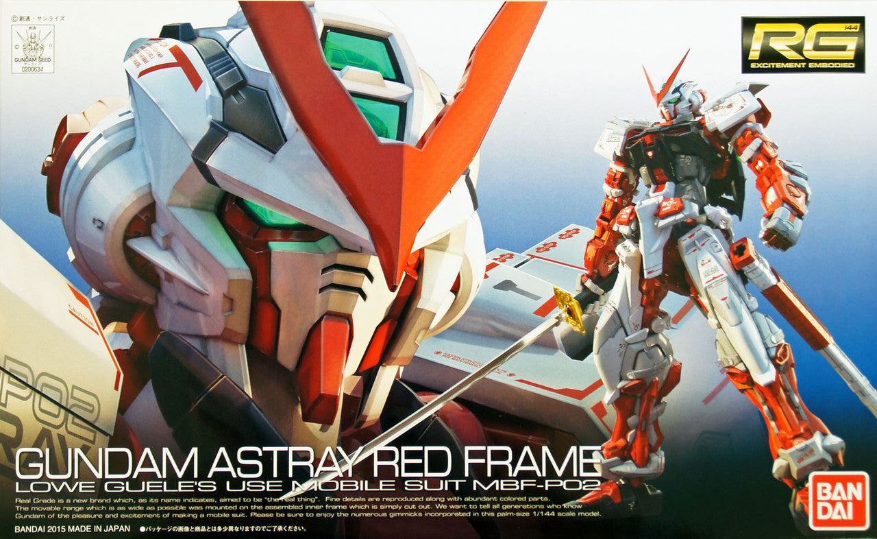 Bandai RG-19 Gundam Astray Red Frame MBF-P02 1/144 Model Kit