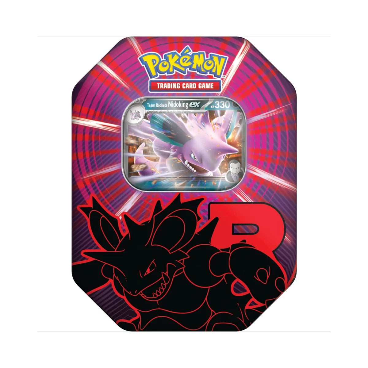 Pokémon Team Rocket: Nidoking ex Tin Box 2025 Deutsch