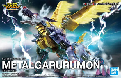 Bandai Digimon Metal Garurumon Figure Rise Standard Amplified Modell Kit