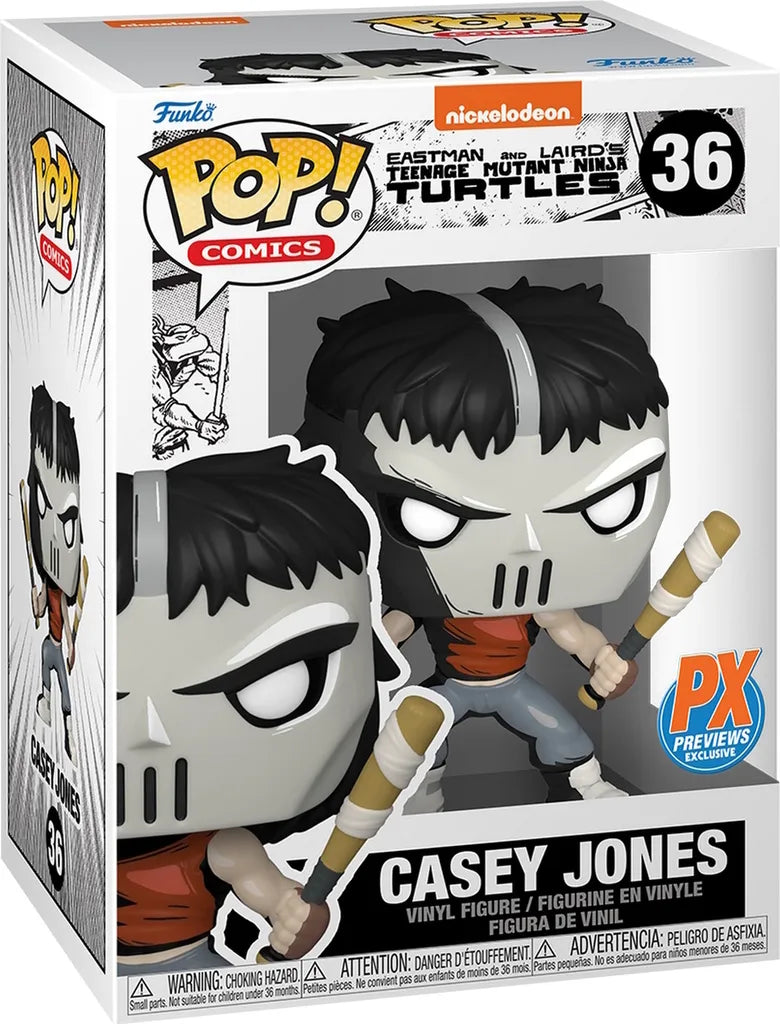Funko Pop! Casey Jones 36 Comics Teenage Mutant Ninja Turtles PX Exclusive