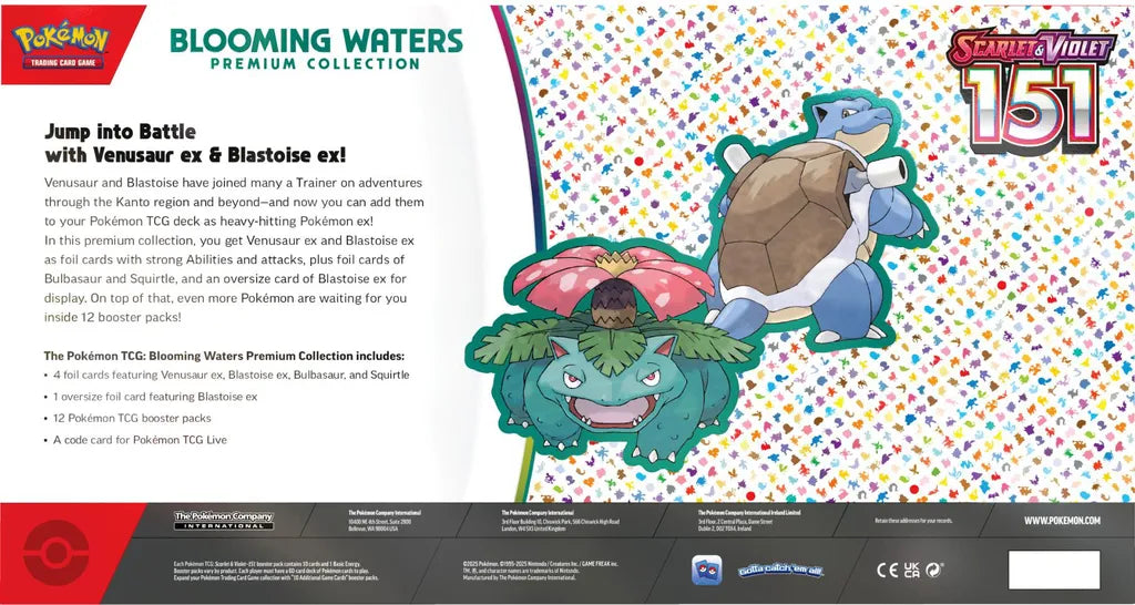 Pokémon 151: Blooming Waters Premium Collection Englisch