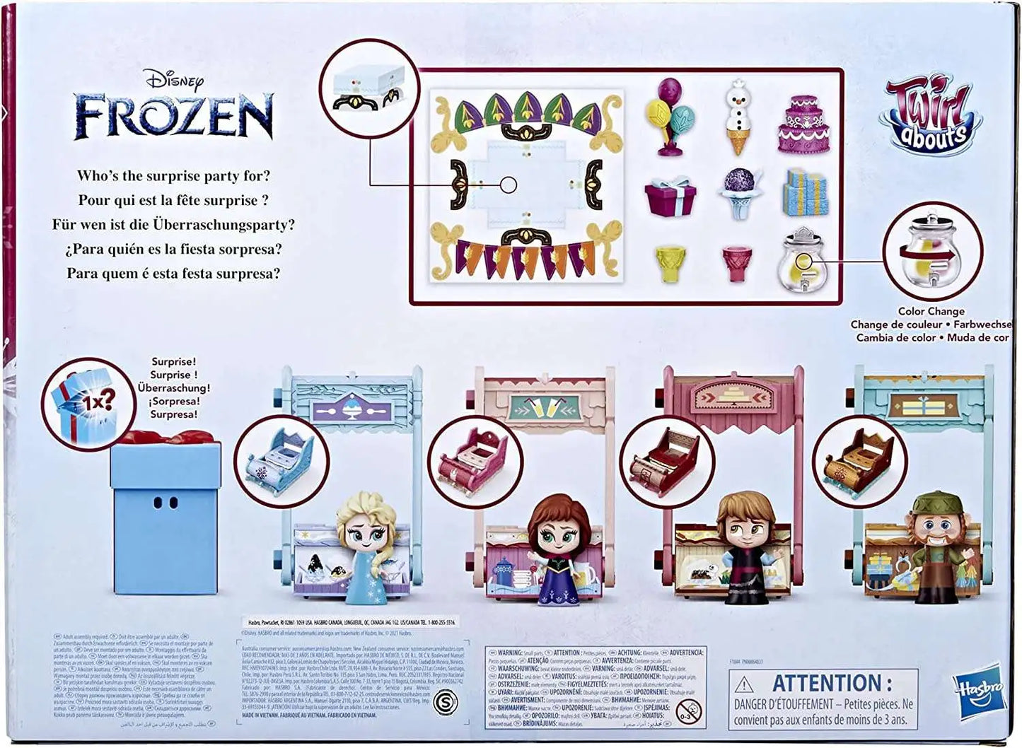 Hasbro Disney Frozen 2 Twirlabouts Surprise Celebration Überraschung Spielfiguren Set