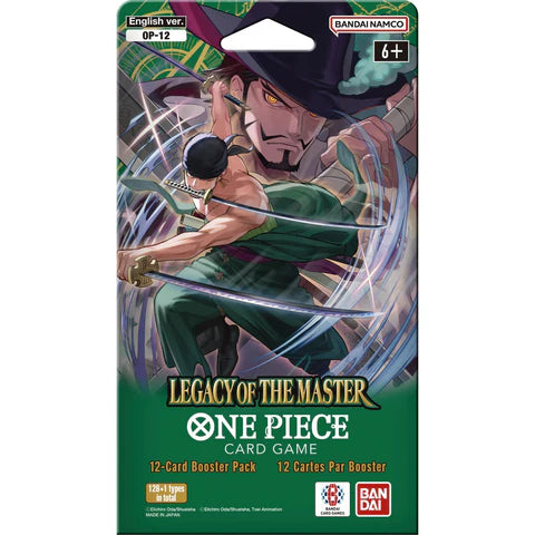 One Piece OP12 Sleeved Booster Legacy of the Master Englisch