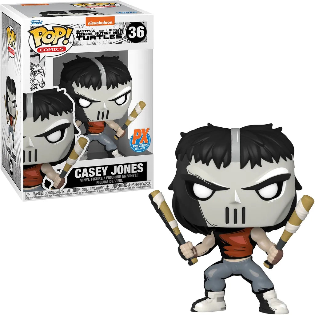 Funko Pop! Casey Jones 36 Comics Teenage Mutant Ninja Turtles PX Exclusive