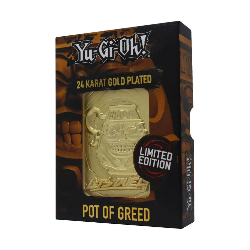 Fanattik Yu-Gi-Oh! 24 Karat Goldkarte Pot of Greed