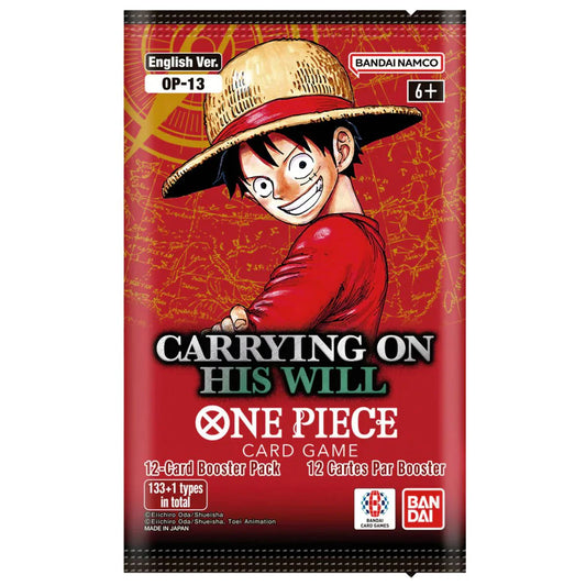 One Piece OP13 Booster Pack Carrying On His Will Englisch