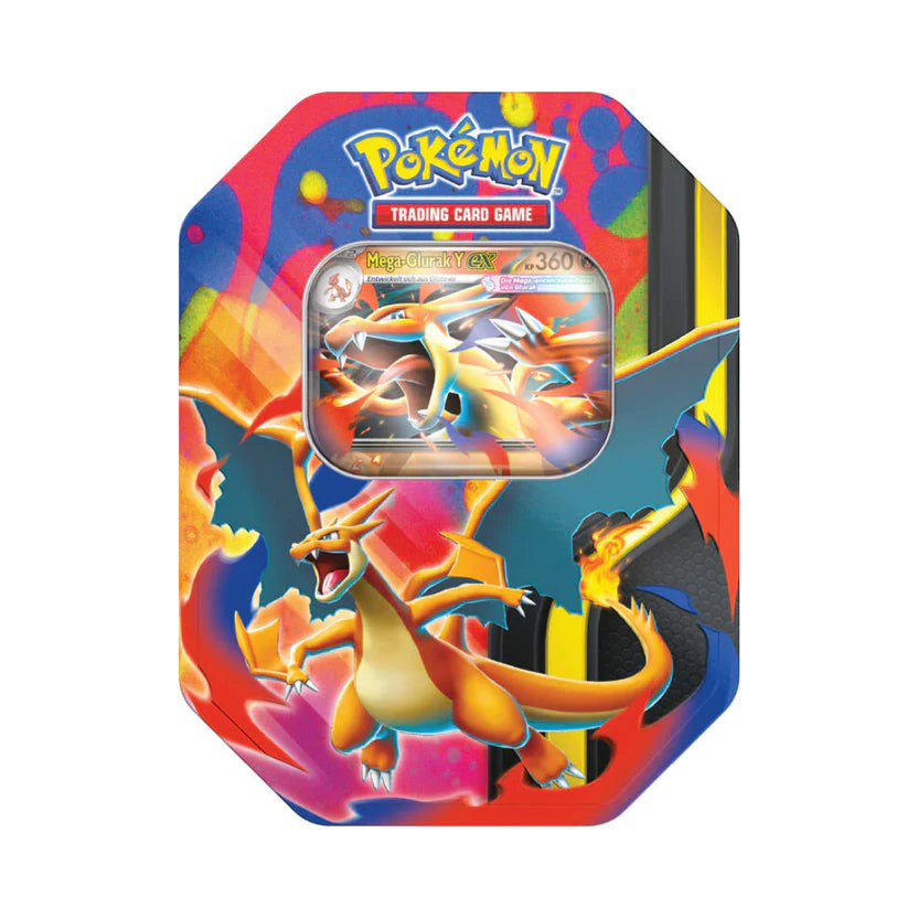 Pokémon Mega-Glurak Y ex Tin Deutsch