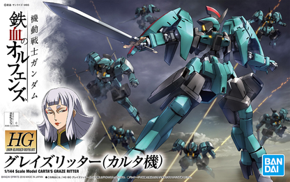Bandai Gundam Graze Ritter Carta Iron-Blooded Orphans HG 1/144 Model Kit