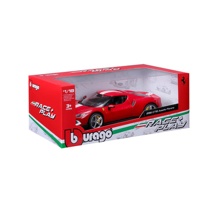 Bburago Ferrari R&P 296 GTB Assetto Fiorano 1:18 Rot