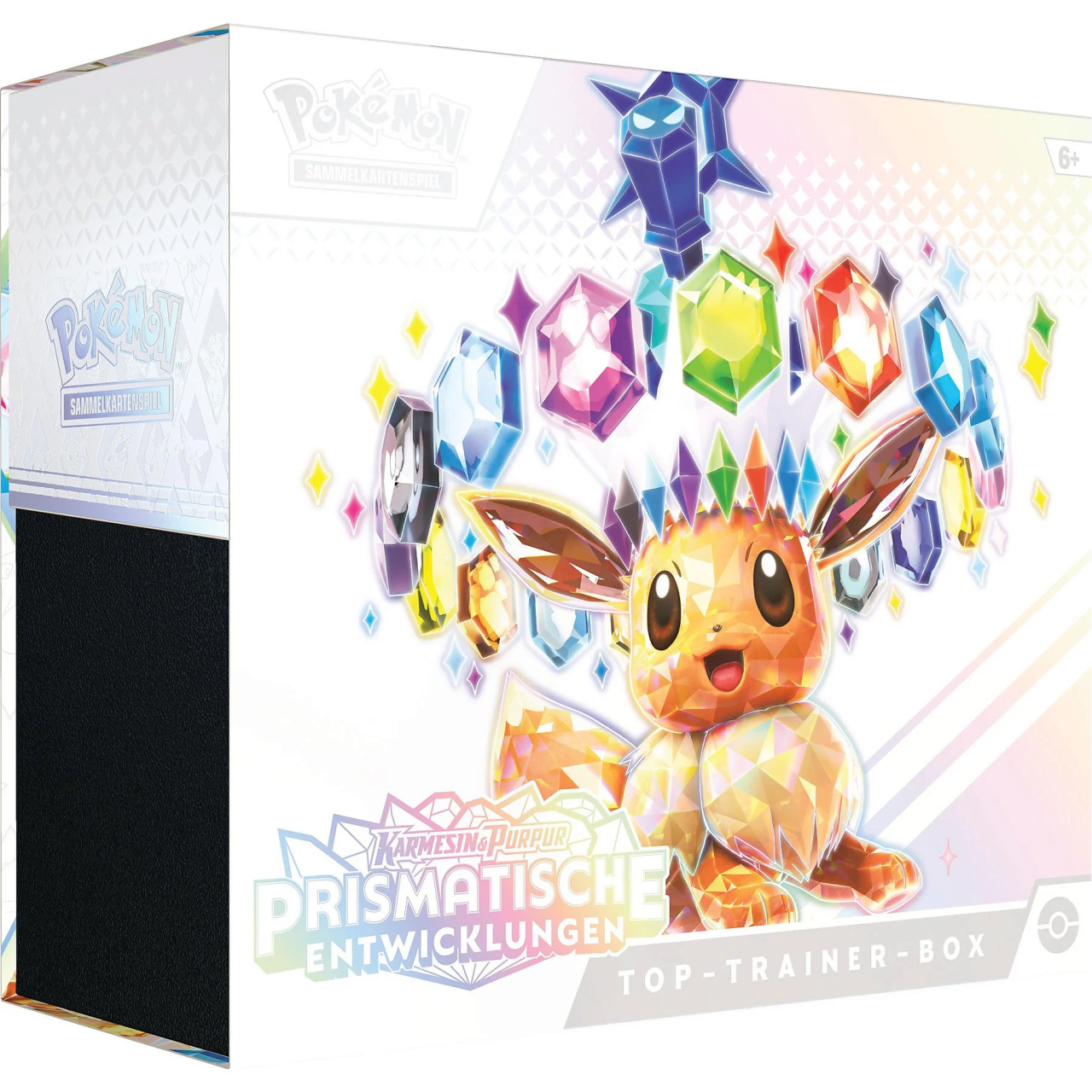 Pokémon Prismatische Entwicklungen Top Trainer Box Deutsch