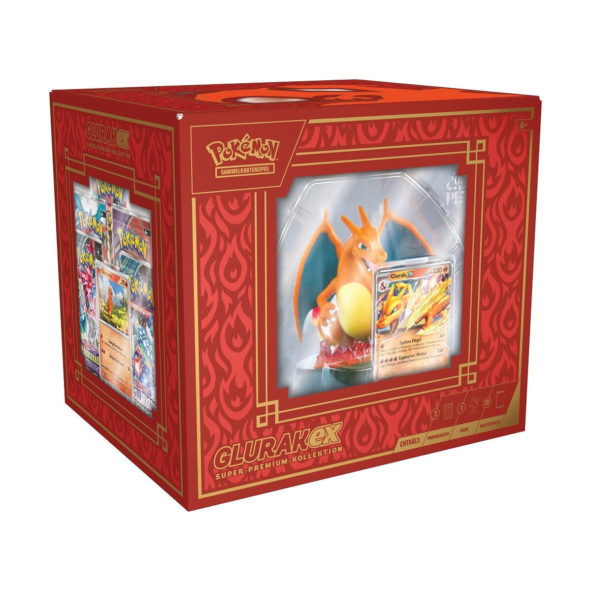 Pokémon TCG: Glurak EX - Super-Premium-Kollektion Deutsch
