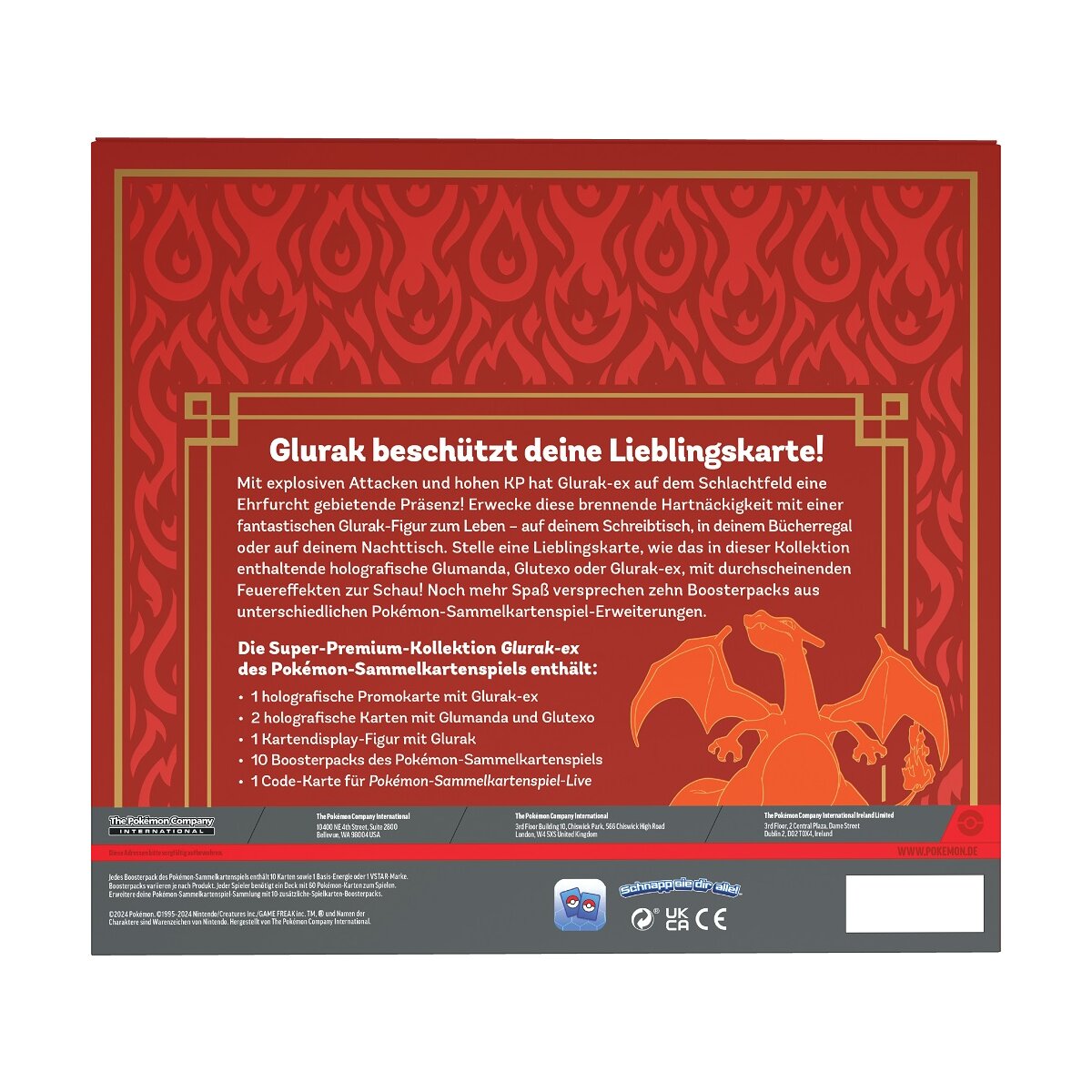 Pokémon TCG: Glurak EX - Super-Premium-Kollektion Deutsch