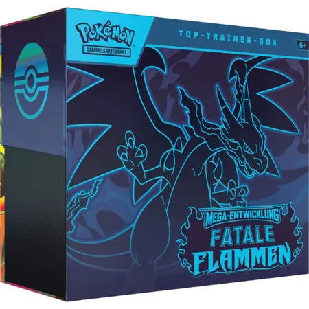 Pokémon Fatale Flammen Top Trainer Box Deutsch