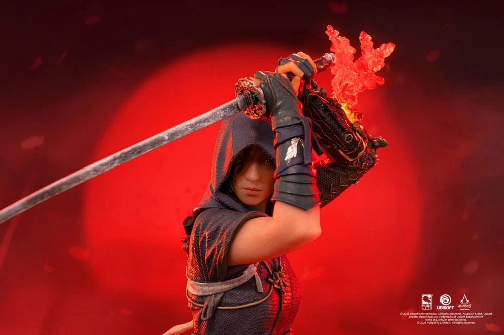 PureArts Assassin´s Creed Shadows Figur - Animus Naoe Light UP 28cm