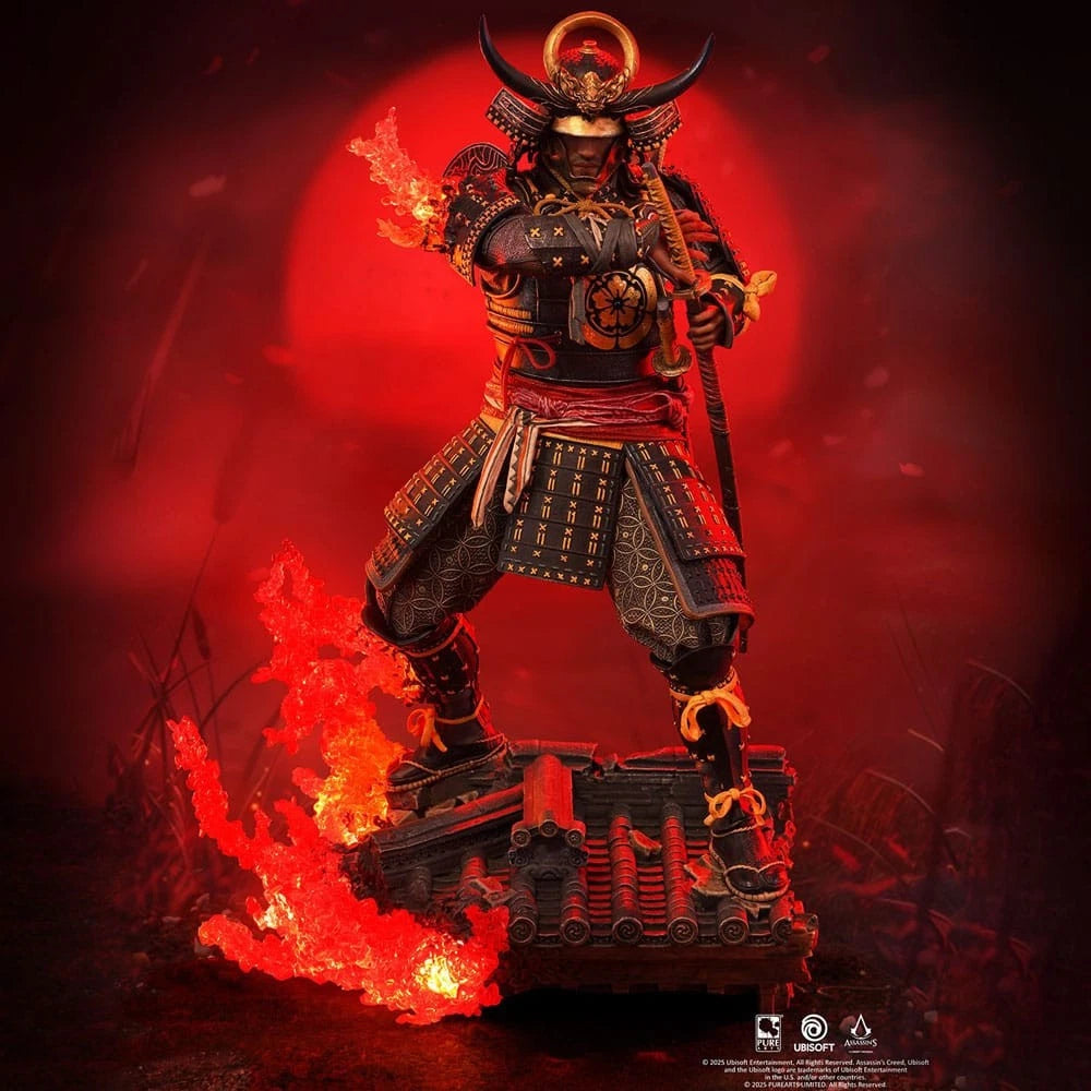PureArts Assassin´s Creed Shadows Figur - Animus Yasuke Light UP 28cm