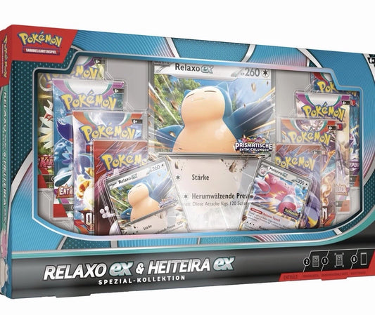 Pokémon Relaxo ex & Heiteira ex Special Kollektion Deutsch