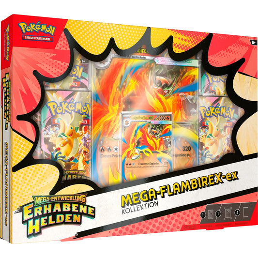 Pokémon - Erhabene Helden Mega Flambirex ex Kollektion Deutsch