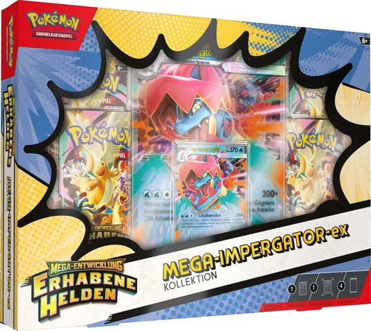 Pokémon - Erhabene Helden Mega Impergator ex Kollektion Deutsch