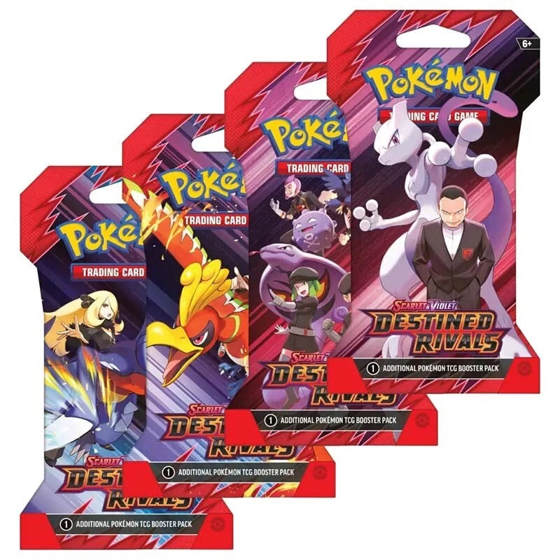 Pokémon Destined Rivals Sleeved Booster Englisch (zufälliges Artwork)