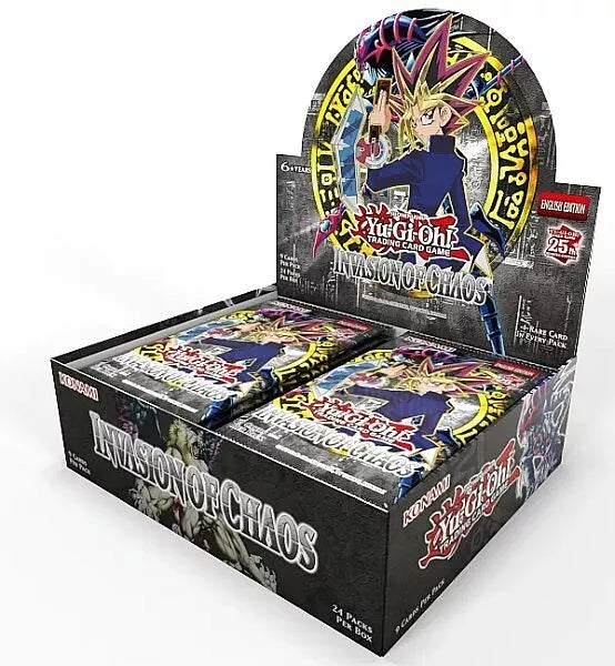 Yu-Gi-Oh! 25th Anniversary Display Invasion Of Chaos IOC Englisch