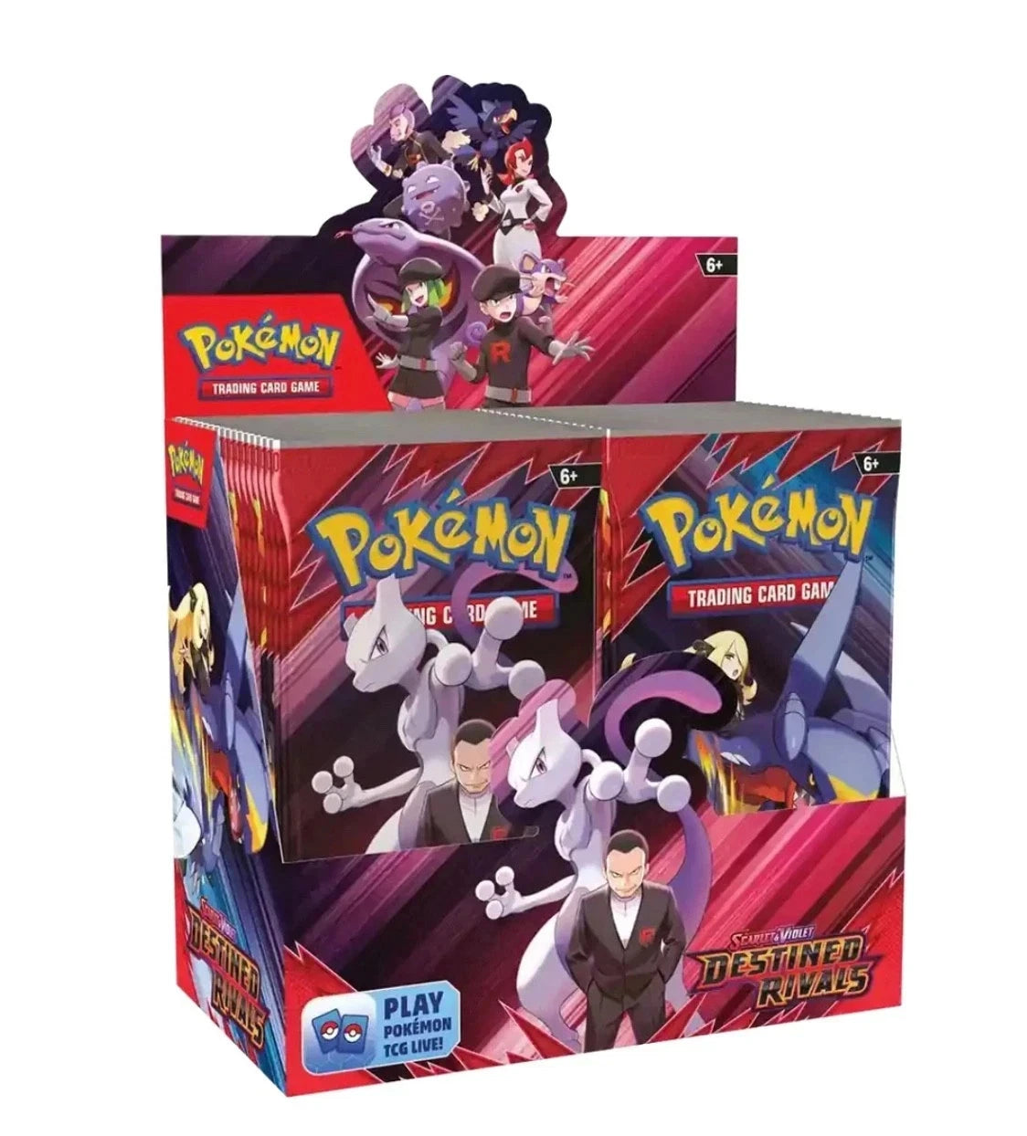Pokémon Display Destined Rivals 36 Booster Englisch