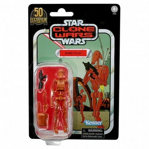 Hasbro Star Wars Battle Droid Figur The Clone Kenner Vintage Collection 10cm