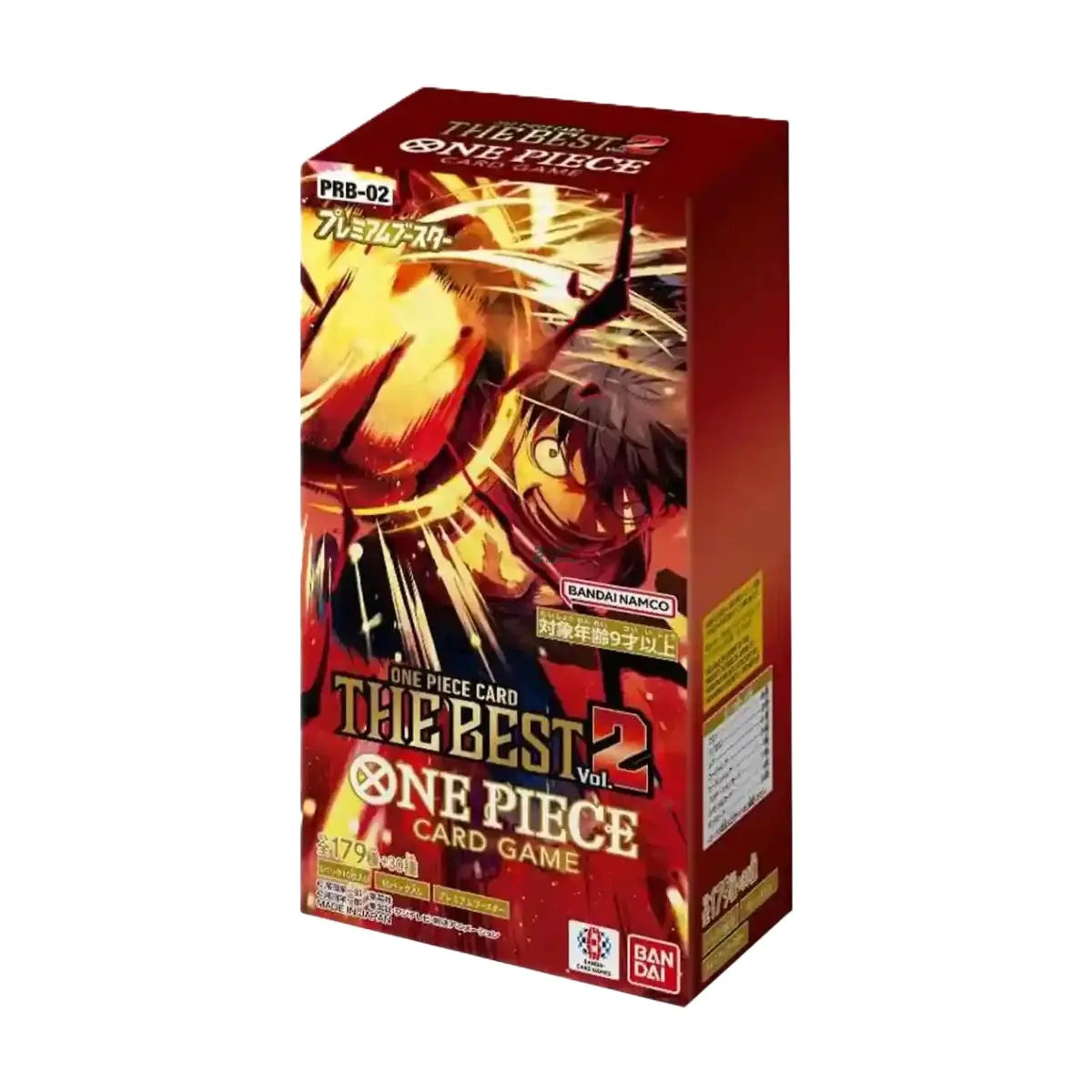 One Piece PRB02 The Best 2 Display 10 Booster Japanisch